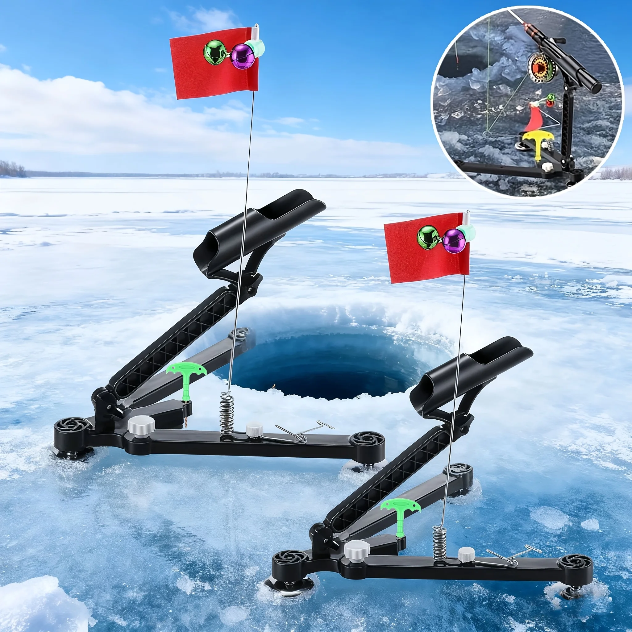 1 adet Buzda Balık Tutma Kamış - Ice Fishing Tip Up incelemesi ve fiyatı