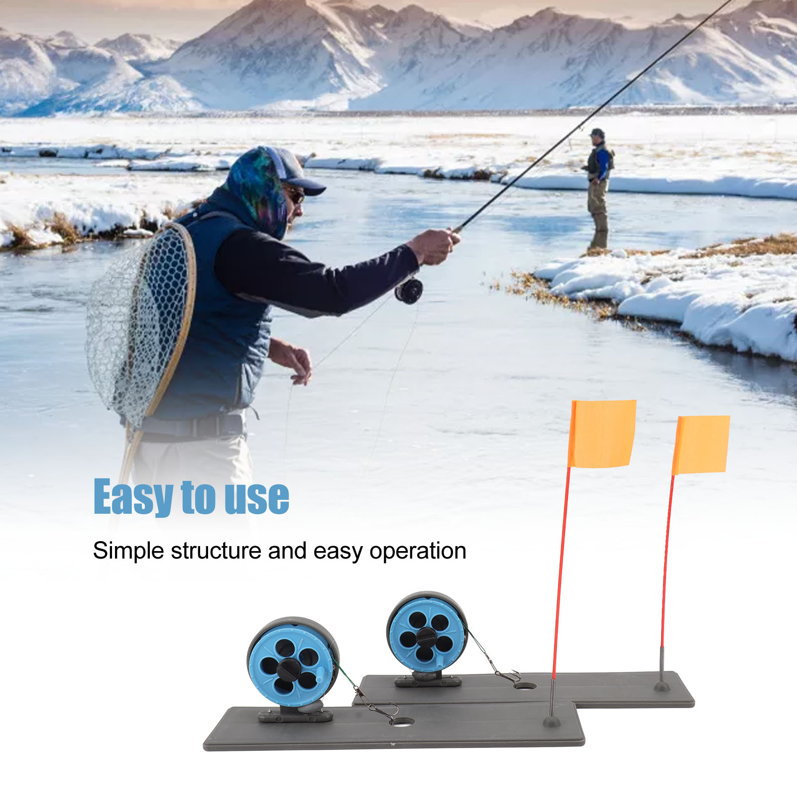 2 adet Buzda Balık Tutma İşare - Ice Fishing Tip Up incelemesi ve fiyatı